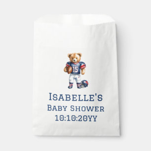 Sachets En Papier Fête de naissance Ourson Quarterback de football