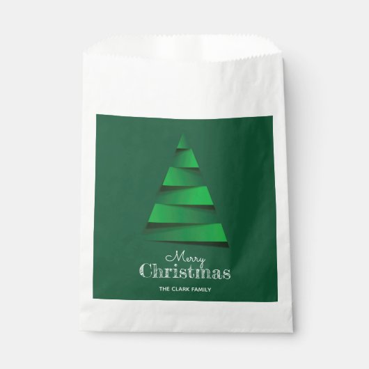Sachets En Papier Fête de Noël Abstraite (Devant)