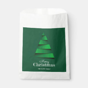 Sachets En Papier Fête de Noël Arbre de Noël Abstrait