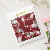 Sachets En Papier Fête de Noël Gnomes Vacances Bourgogne Aquarelle (Scellé)