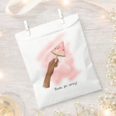 Sachets En Papier Fête de plage de pastèque d'été (Coupé)