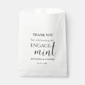 Sachets En Papier Fête de Remerciement de Fiançailles (Devant)