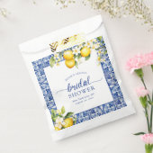 Sachets En Papier Fête des mariées aux citrons bleu méditerranéen (Scellé)