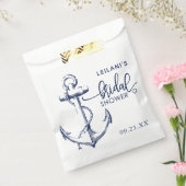 Sachets En Papier Fête des mariées d'Ancres nautiques blanc (Scellé)
