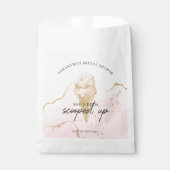 Sachets En Papier Fête des mariées de glace aquarelle moderne (Devant)