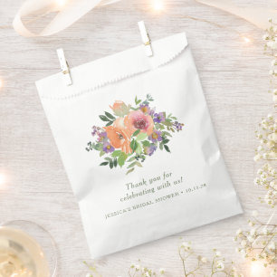 Sachets En Papier Fête des mariées de Merci Floral été personnalisé