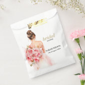 Sachets En Papier Fête des mariées du Mariage d'aquarelle Blush (Scellé)