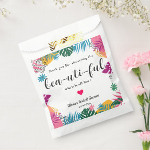 Sachets En Papier Fête des mariées Feuille multicolore
