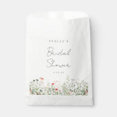 Sachets En Papier Fête des mariées fleur sauvage (Devant)