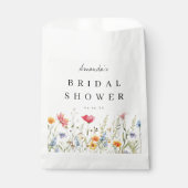 Sachets En Papier Fête des mariées fleur sauvage (Devant)