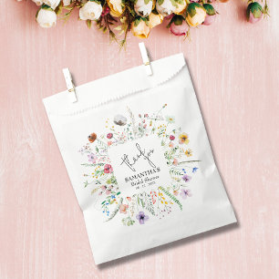 Sachets En Papier Fête des mariées fleur sauvage