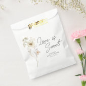 Sachets En Papier Fête des mariées Fleur sauvage aquarelle (Scellé)