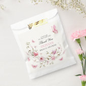 Sachets En Papier Fête des mariées florale des papillons (Scellé)