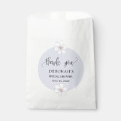 Sachets En Papier Fête des mariées florale romantique Lilac (Devant)