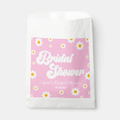 Sachets En Papier Fête des mariées florale rose Retro (Devant)