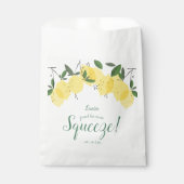 Sachets En Papier Fête des mariées principale de citrons de taille (Devant)
