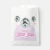 Sachets En Papier Fête des mariées Retro Pastel Disco Groove (Devant)