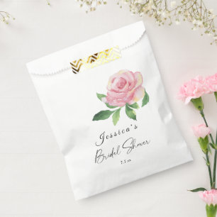 Sachets En Papier Fête des mariées rose