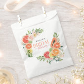 Sachets En Papier Fête des mariées tropicale des agrumes (Coupé)