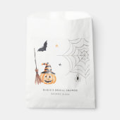 Sachets En Papier Fête des mariées Web Citrouille d'Halloween (Devant)