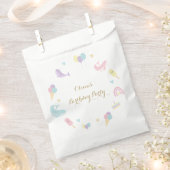 Sachets En Papier Fête d'été Crème glacée Calligraphie Anniversaire (Coupé)