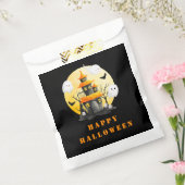 Sachets En Papier Fête d'Halloween avec Maison hantée et Fantômes (Scellé)