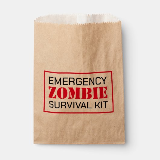 Sachets En Papier Fête d'Halloween Zombie (Devant)