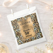 Sachets En Papier Fête du 50e anniversaire du léopard (Coupé)
