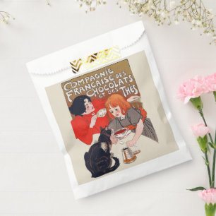 Sachets En Papier Fête du chocolat français Steinlen Art