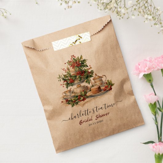 Sachets En Papier Fête élégante de thé pour la douche de mariée de N (Scellé)