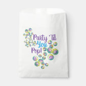 Sachets En Papier Fête jusqu'à vous Pop souffler bulles Iridescente (Devant)