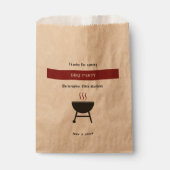 Sachets En Papier Fête Kraft & Rustic BBQ Anniversaire (Devant)