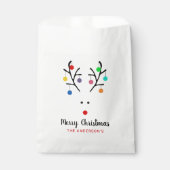 Sachets En Papier Fêtes modernes Noël de rennes fantaisie (Devant)