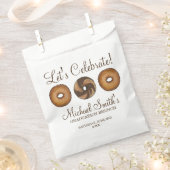 Sachets En Papier Fêtons le brunch de graduation de bagel (Coupé)