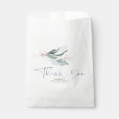 Sachets En Papier Feuillage de verdure Rose Gold Bleu Poussiéreux Me (Devant)