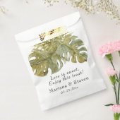 Sachets En Papier Feuille moderne Palm Mariage (Scellé)