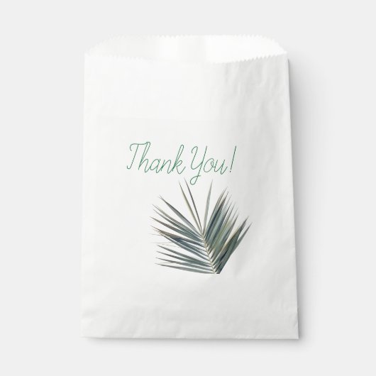 Sachets En Papier Feuille vert pâle (Devant)