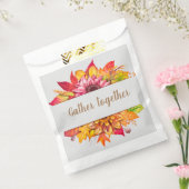 Sachets En Papier Feuilles automnalesBouquet personnalisable (Scellé)