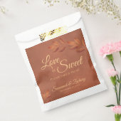 Sachets En Papier Feuilles d'automne en terre cuite désiré Mariage (Scellé)