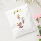 Sachets En Papier Feuilles d'automne mariage merci (Scellé)
