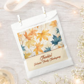 Sachets En Papier Feuilles de l'érable Thanksgiving Brunch Dîner (Coupé)