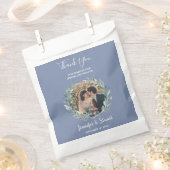 Sachets En Papier Feuilles rustiques aquarelle merci mariage photo (Coupé)