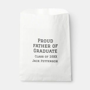Sachets En Papier Fier père de la classe de diplômés de 20XX ajouter