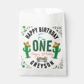 Sachets En Papier Fiesta d'abord | 1ère fête d'anniversaire (Devant)