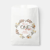 Sachets En Papier Fille 1er anniversaire | Little Miss Onederful (Devant)