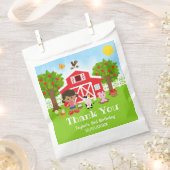 Sachets En Papier Fille Afro-Américaine Anniversaire Rouge Ferme Mer (Coupé)