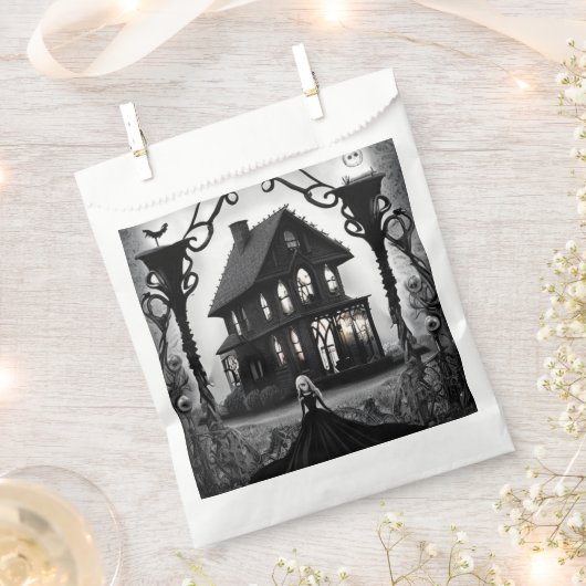 Sachets En Papier Fille fantôme et demeure hantée (Coupé)