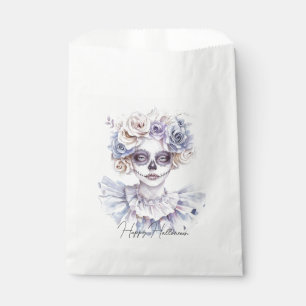 Sachets En Papier Fille Fleur Lavande Crème Halloween