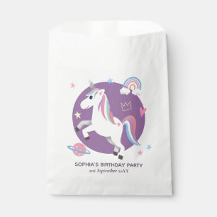 Sachets En Papier Fille Whimsical Magique Unicorn Anniversaire de en