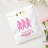 Sachets En Papier Filles de la fête rose personnalisées bachelorette (Scellé)
